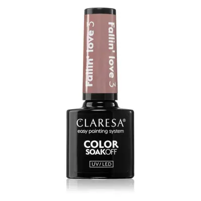 Claresa SoakOff UV/LED Color Fallin' Love gelový lak na nehty odstín 3 5 g