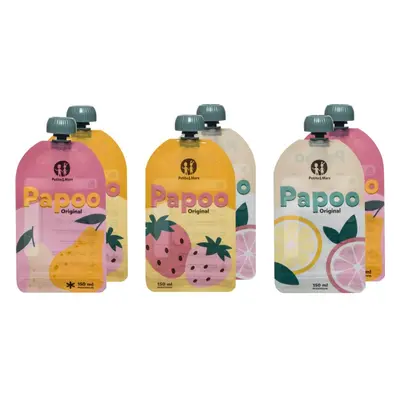 Petite&Mars Papoo kapsička na jídlo 6x150 ml