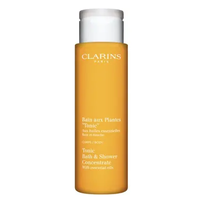 Clarins Tonic Bath & Shower Concentrate sprchový a koupelový gel s esenciálními oleji 200 ml