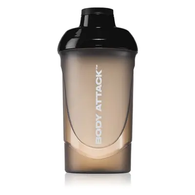 Body Attack Shaker sportovní šejkr bez obsahu BPA barva Black 600 ml