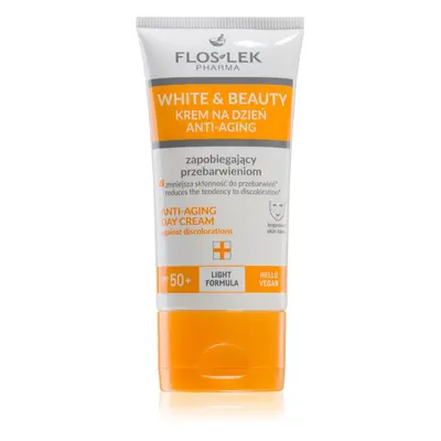 FlosLek Pharma White & Beauty denní krém proti pigmentovým skvrnám SPF 50+ 30 ml