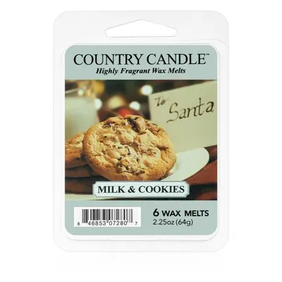 Country Candle Milk & Cookies vosk do aromalampy 64 g