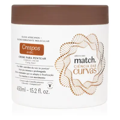 Match. Science of Curves hydratační krém pro vlnité a kudrnaté vlasy 450 ml