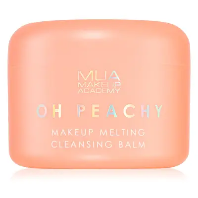 MUA Makeup Academy Oh Peachy odličovací balzám s obsahem oleje s vůní broskve 70 g