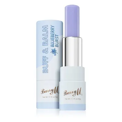 Barry M Buff & Balm vyhlazující balzám na rty pro objem odstín Blueberry Burst 4 ml