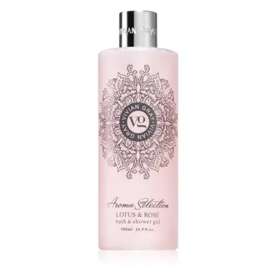 Vivian Gray Aroma Selection Lotus & Rose sprchový a koupelový gel 500 ml