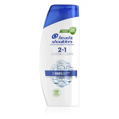 Head & Shoulders Classic Clean 2in1 šampon proti lupům 2 v 1 625 ml