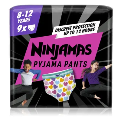 Pampers Ninjamas Pyjama Pants pyžamové plenkové kalhotky 27-43 kg Hearts 9 ks