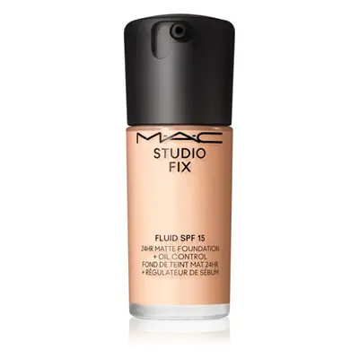 MAC Cosmetics Studio Fix Fluid SPF 15 24HR Matte Foundation + Oil Control matující make-up SPF 1