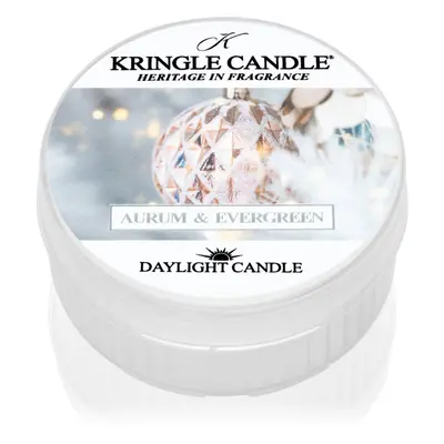 Kringle Candle Aurum & Evergreen čajová svíčka 42 g