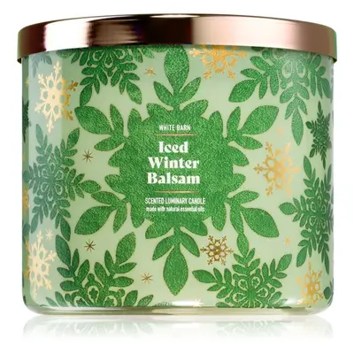 Bath & Body Works Iced Winter Balsam vonná svíčka 411 g