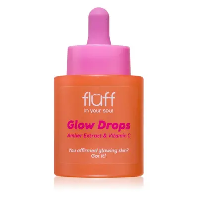 Fluff Glow Drops rozjasňující sérum s vitaminem C Amber Extract 30 ml