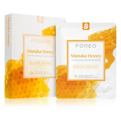 FOREO Farm to Face Sheet Mask Manuka Honey plátýnková maska s hydratačním a revitalizačním účink