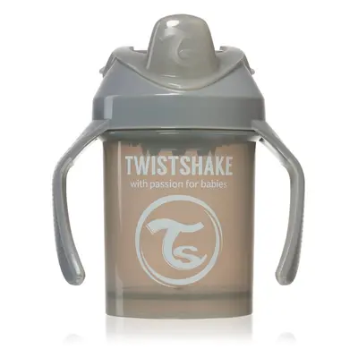 Twistshake Training Cup Grey tréninkový hrnek 4 m+ 230 ml