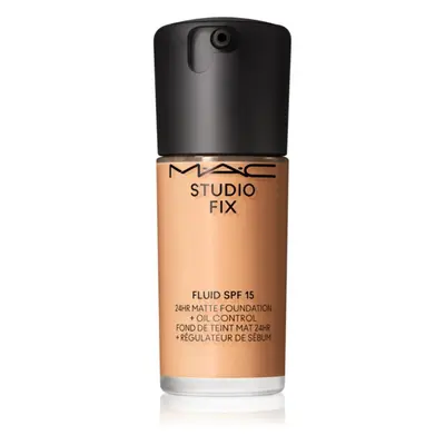 MAC Cosmetics Studio Fix Fluid SPF 15 24HR Matte Foundation + Oil Control matující make-up SPF 1