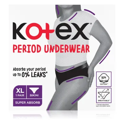 Kotex Period Underwear Size XL menstruační kalhotky velikost XL 1 ks