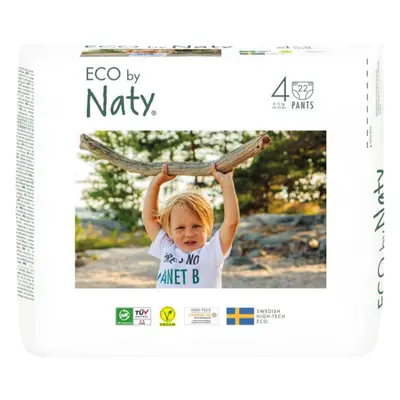 ECO by Naty Nappy Pants Maxi Size 4 jednorázové plenkové kalhotky 8-15 kg 22 ks