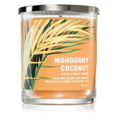 Bath & Body Works Mahogany Coconut vonná svíčka 227 g