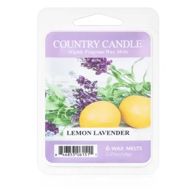 Country Candle Lemon Lavender vosk do aromalampy 64 g