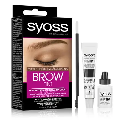 Syoss Brow Tint barva na obočí odstín Light Brown 10 ml