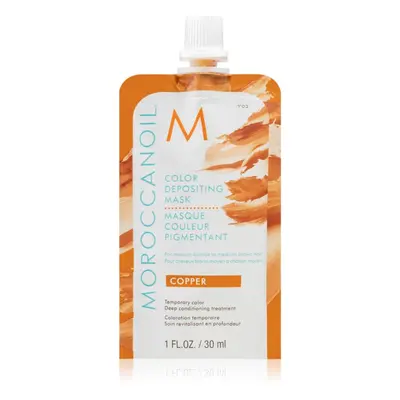 Moroccanoil Color Depositing jemná vyživující maska bez permanentních barevných pigmentů Copper 