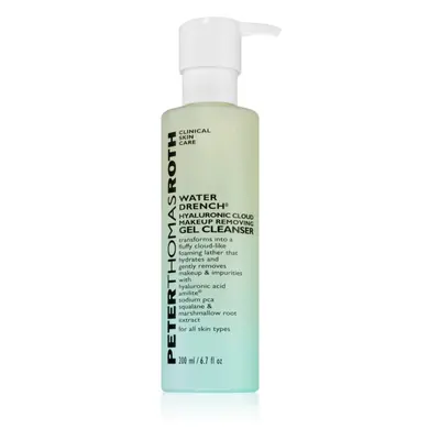 Peter Thomas Roth Water Drench Hyaluronic Cloud Gel Cleanser čisticí a odličovací gel 200 ml