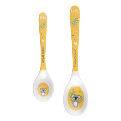 Canpol babies Exotic Animals Spoon lžička Yellow 2 ks