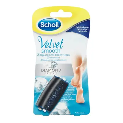 Scholl Velvet Smooth náhradní hlavice do elektrického pilníku na chodidla 2 ks