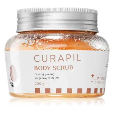 Curapil Body scrub cukrový tělový peeling s arganovým olejem 250 g