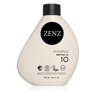 ZENZ Organic Menthol No. 10 šampon pro mastné vlasy a vlasovou pokožku 250 ml