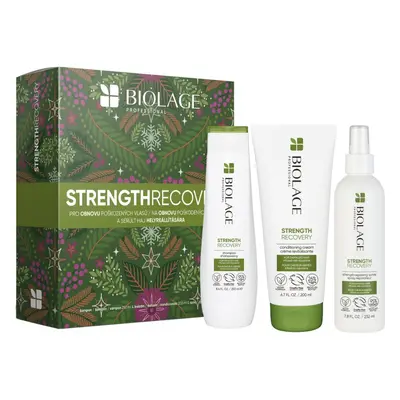 Biolage Strength Recovery dárková sada pro poškozené vlasy