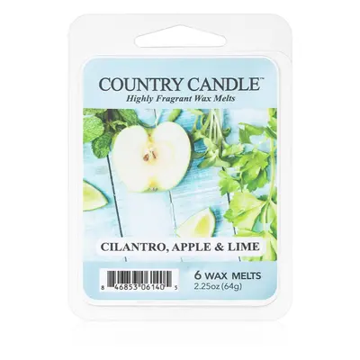 Country Candle Cilantro, Apple & Lime vosk do aromalampy 64 g