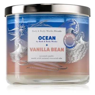 Bath & Body Works Ocean + Vanilla Bean vonná svíčka 411 g