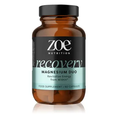 ZOE Recovery Magnesium Duo komplex minerálů pro normální činnost nervové soustavy 60 cps