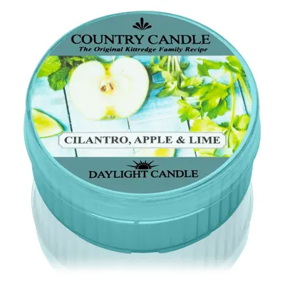 Country Candle Cilantro, Apple & Lime čajová svíčka 42 g