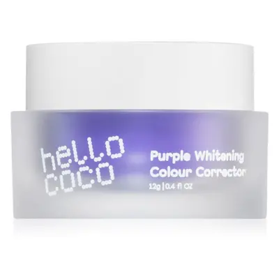 Hello Coco Purple Whitening Colour Corrector prášek na bělení a odstranění skvrn 12 g