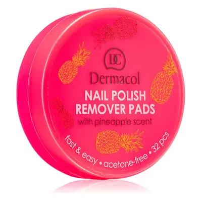 Dermacol Nail Care Odorless odlakovač na nehty bez zápachu 32 ks