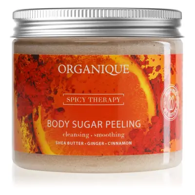 Organique Spicy Therapy cukrový peeling pro zpevnění pokožky 200 ml