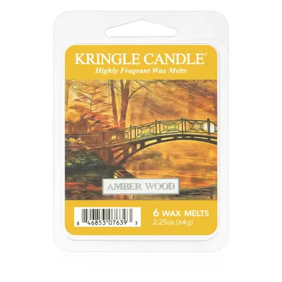 Kringle Candle Amber Wood vosk do aromalampy 64 g