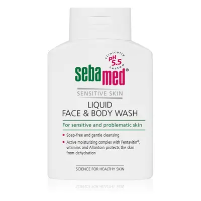 Sebamed Wash jemná mycí emulze na tělo a obličej pro citlivou pokožku 200 ml