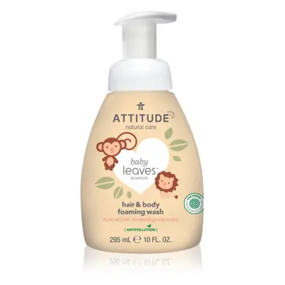 Attitude Baby Leaves Pear Nectar mycí pěna 2 v 1 pro děti 295 ml