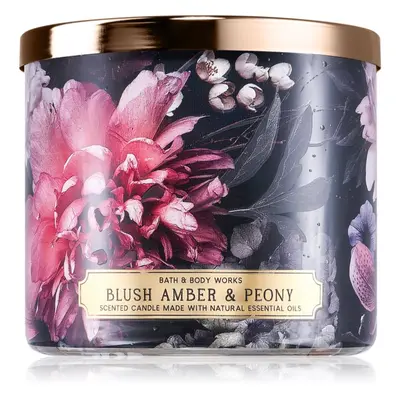 Bath & Body Works Blush Amber Peony vonná svíčka 411 g