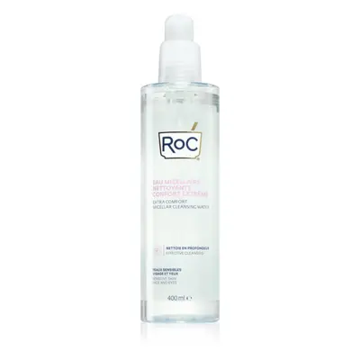 RoC Extra Comfort Micellar Cleansing Water zklidňující micelární voda pro citlivou pleť 400 ml