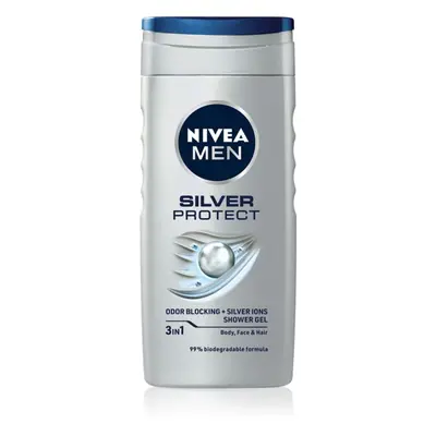 Nivea Men Silver Protect sprchový gel pro muže 250 ml