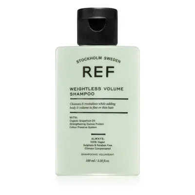 REF Weightless Volume Shampoo šampon pro jemné a zplihlé vlasy pro objem od kořínků 100 ml