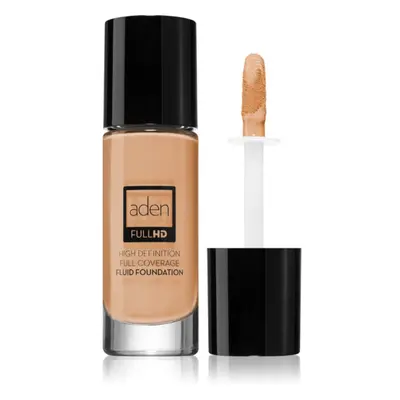 Aden Cosmetics Full HD Fluid Foundation dlouhotrvající tekutý make-up odstín 04 Natural 20 ml