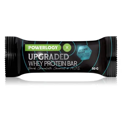 Powerlogy Upgraded Whey Protein Bar proteinová tyčinka s čokoládou příchuť Dark Chocolate 50 g