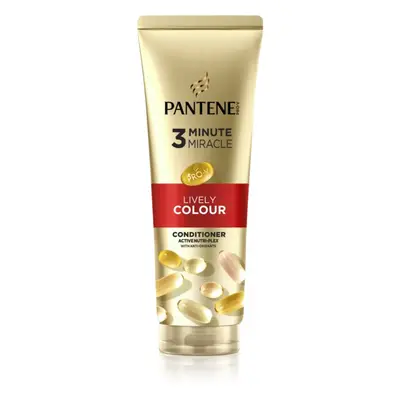 Pantene 3 Minute Miracle Lively Colour kondicionér pro poškozené a barvené vlasy 220 ml