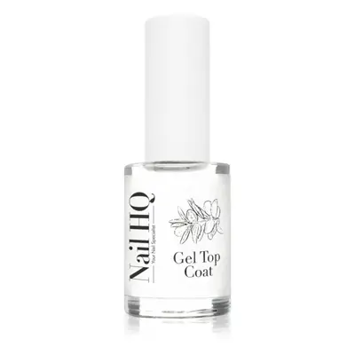 Nail HQ Gel Top Coat vrchní lak na nehty bez použití UV/LED lampy 10 ml