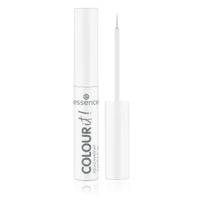 essence COLOUR it! tekuté oční linky odstín 02 White 3 ml